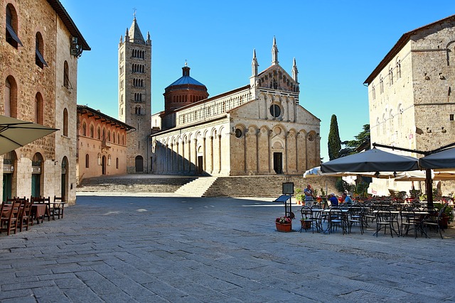 Photo d'une ville toscane